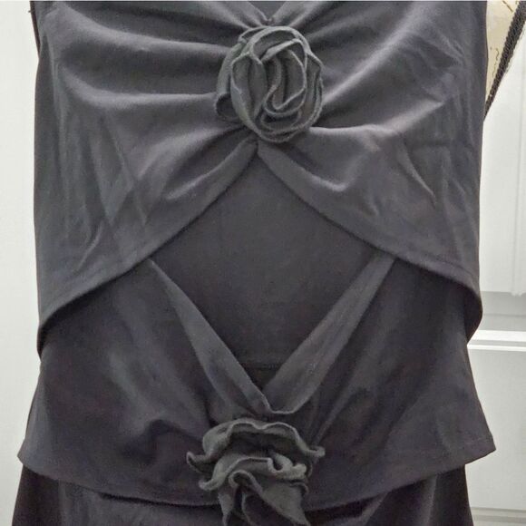 🌿Free People, Rosette One Piece Jumper in black. NWOT-Size Large🌿 - Picture 6 of 9